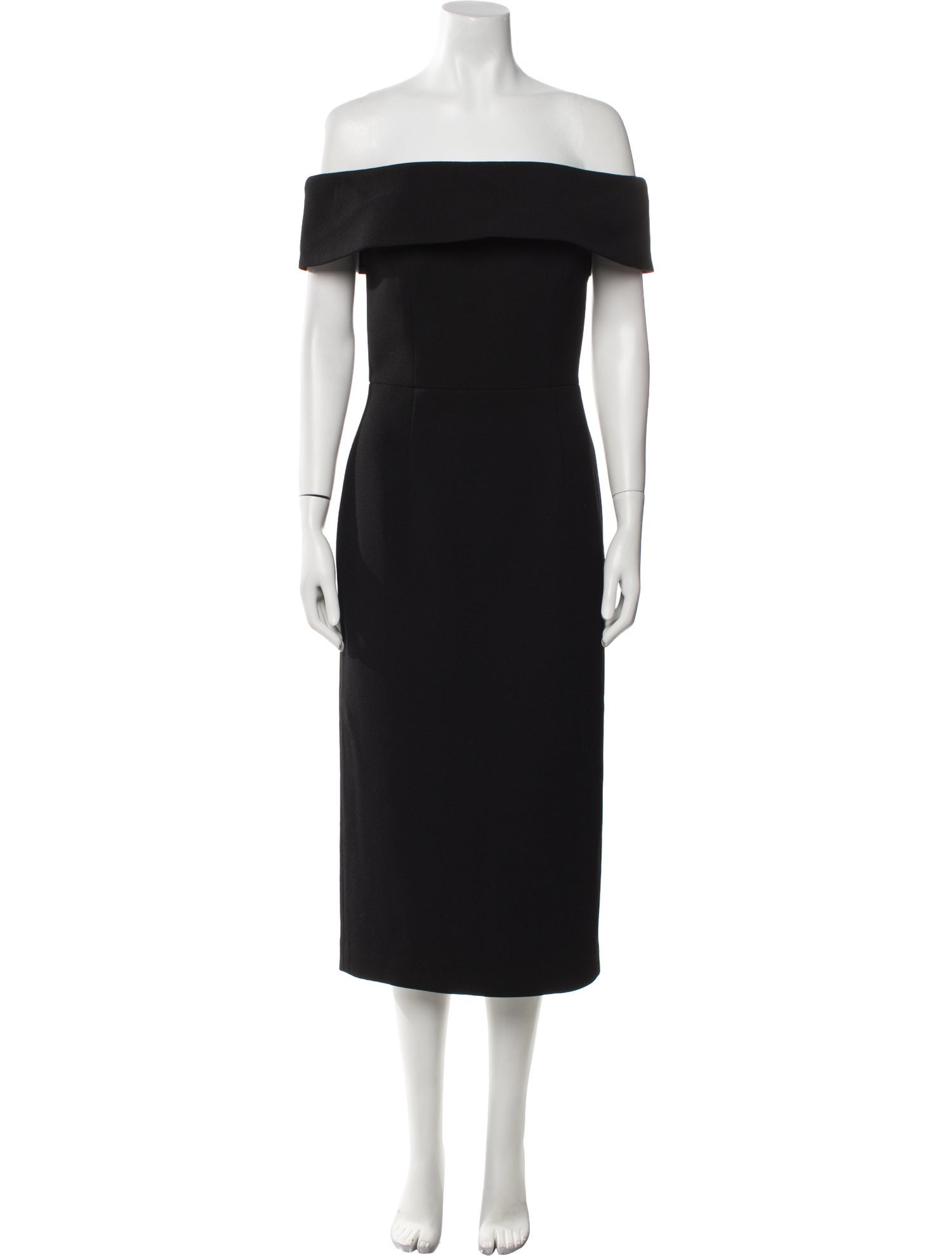 Rebecca Vallance Off-The-Shoulder Midi Length Dress