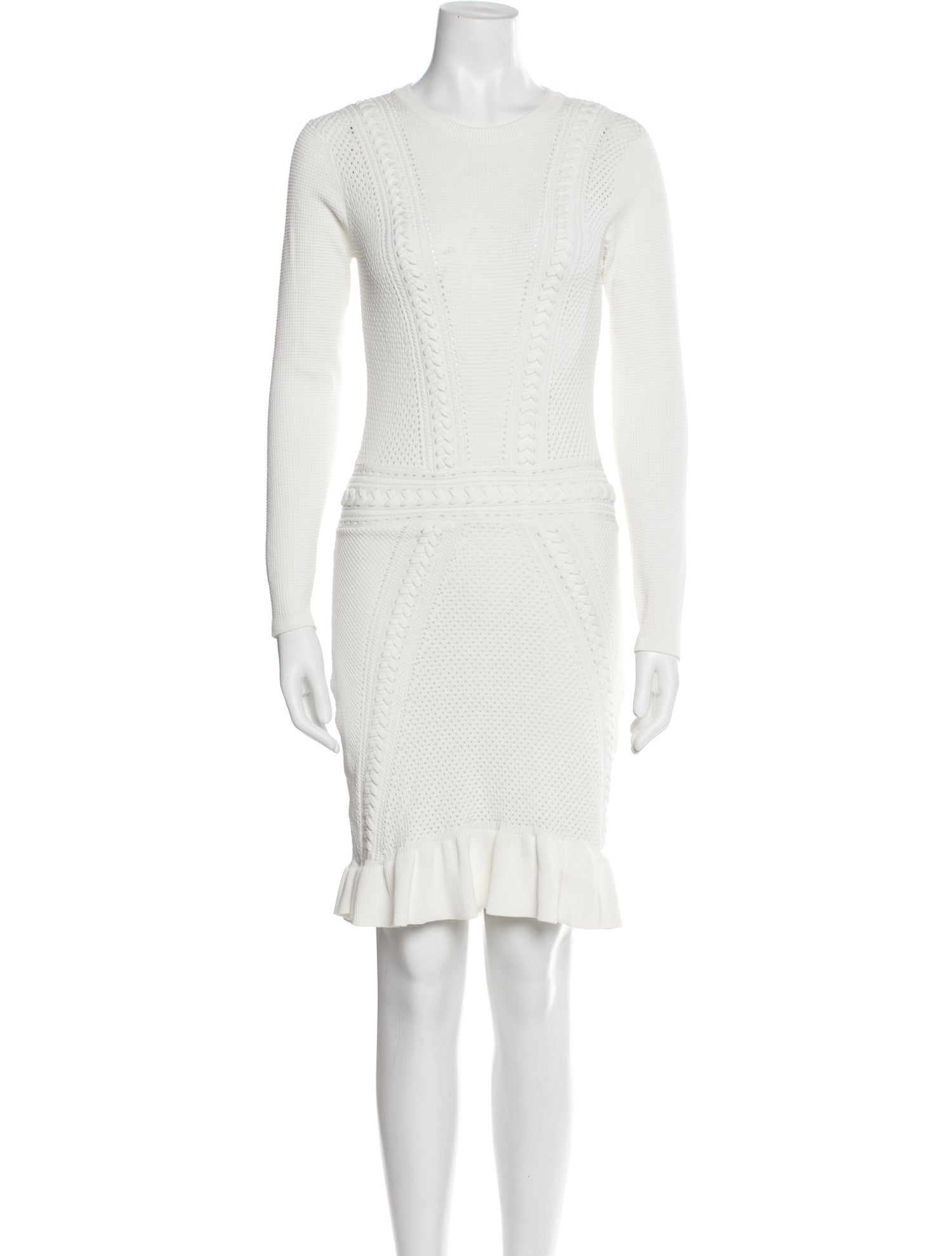 Rebecca Vallance Bateau Neckline Mini Dress