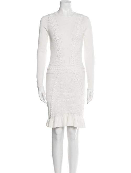 Rebecca Vallance Bateau Neckline Mini Dress