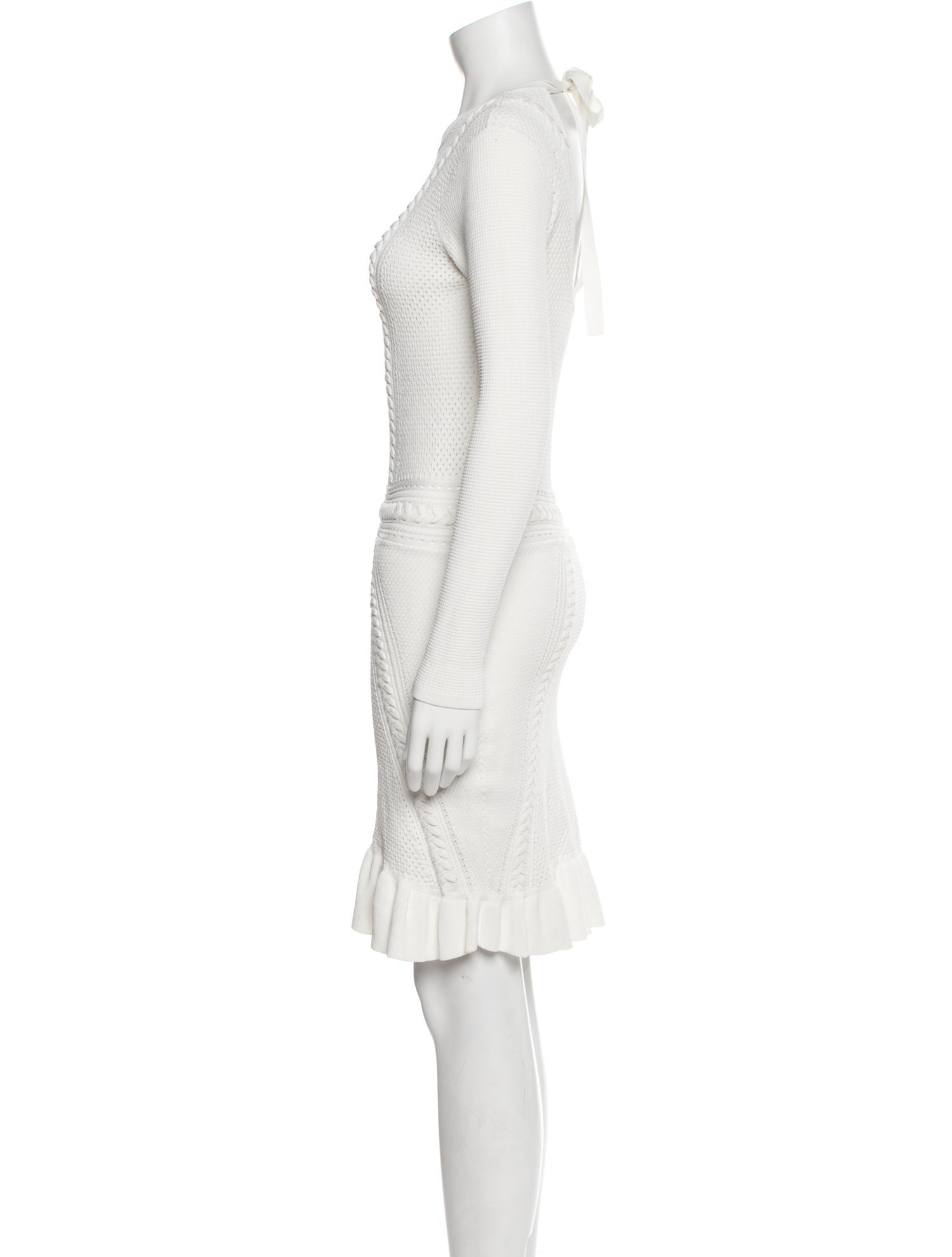 Rebecca Vallance Bateau Neckline Mini Dress