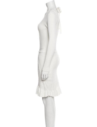 Rebecca Vallance Bateau Neckline Mini Dress