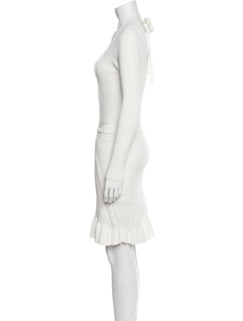 Rebecca Vallance Bateau Neckline Mini Dress