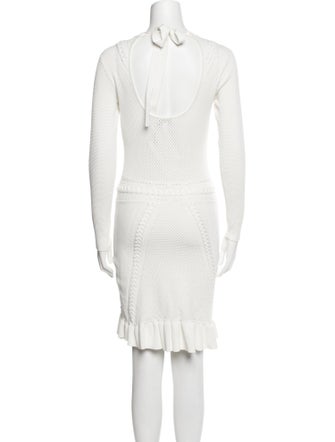 Rebecca Vallance Bateau Neckline Mini Dress