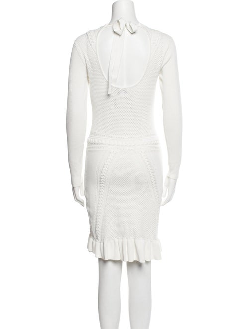 Rebecca Vallance Bateau Neckline Mini Dress