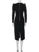 Rebecca Vallance Square Neckline Midi Length Dress