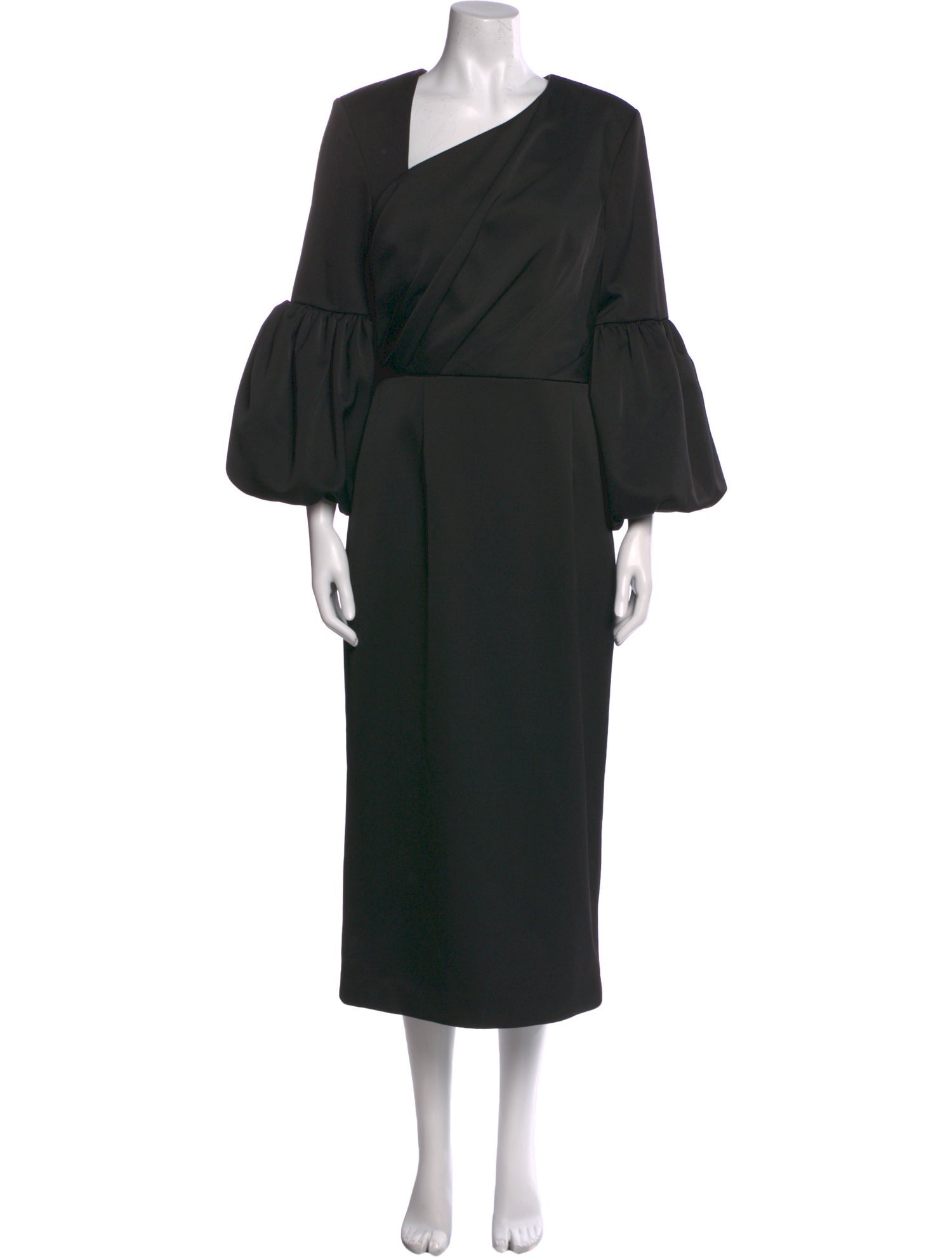 Rebecca Vallance One-Shoulder Midi Length Dress