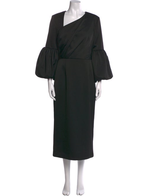 Rebecca Vallance One-Shoulder Midi Length Dress