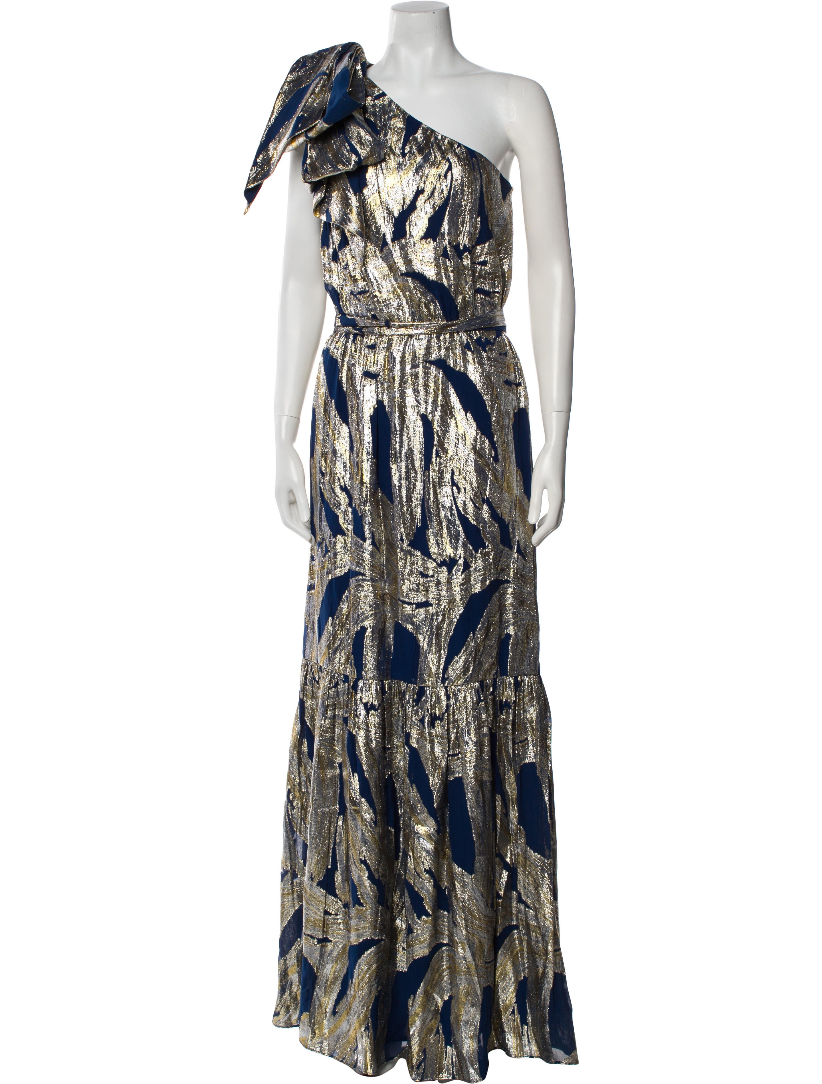 Rebecca Vallance Printed Long Dress
