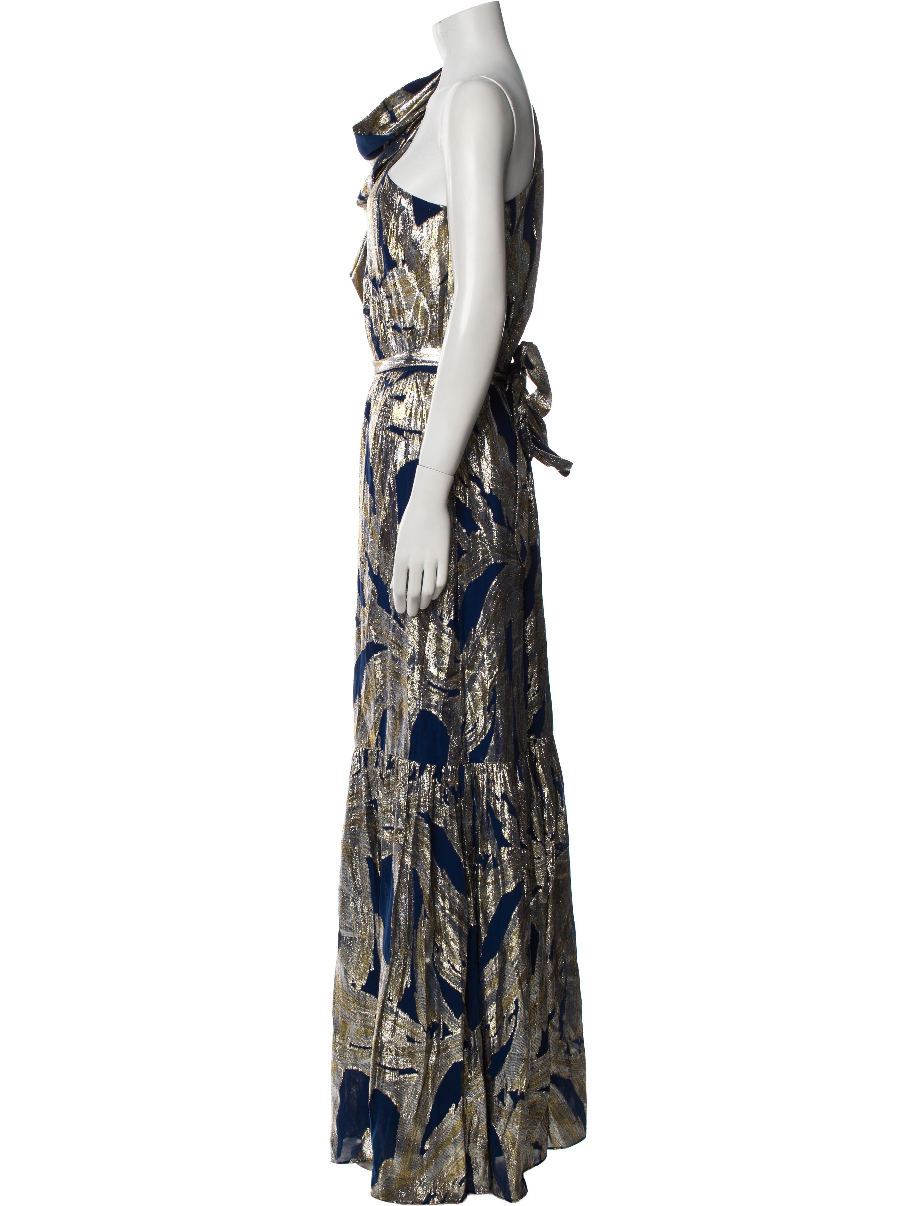 Rebecca Vallance Printed Long Dress