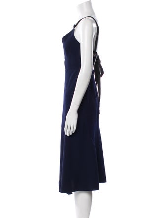 Rebecca Vallance Square Neckline Midi Length Dress