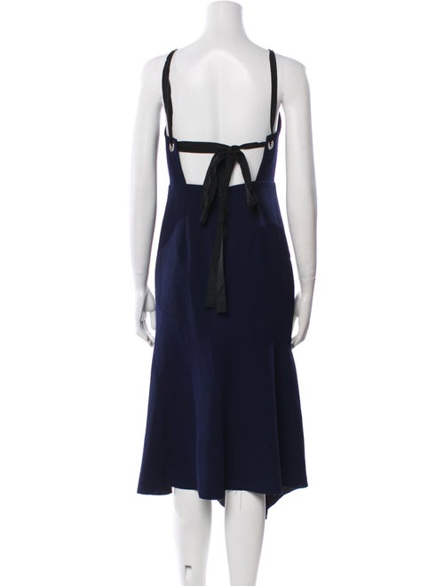 Rebecca Vallance Square Neckline Midi Length Dress