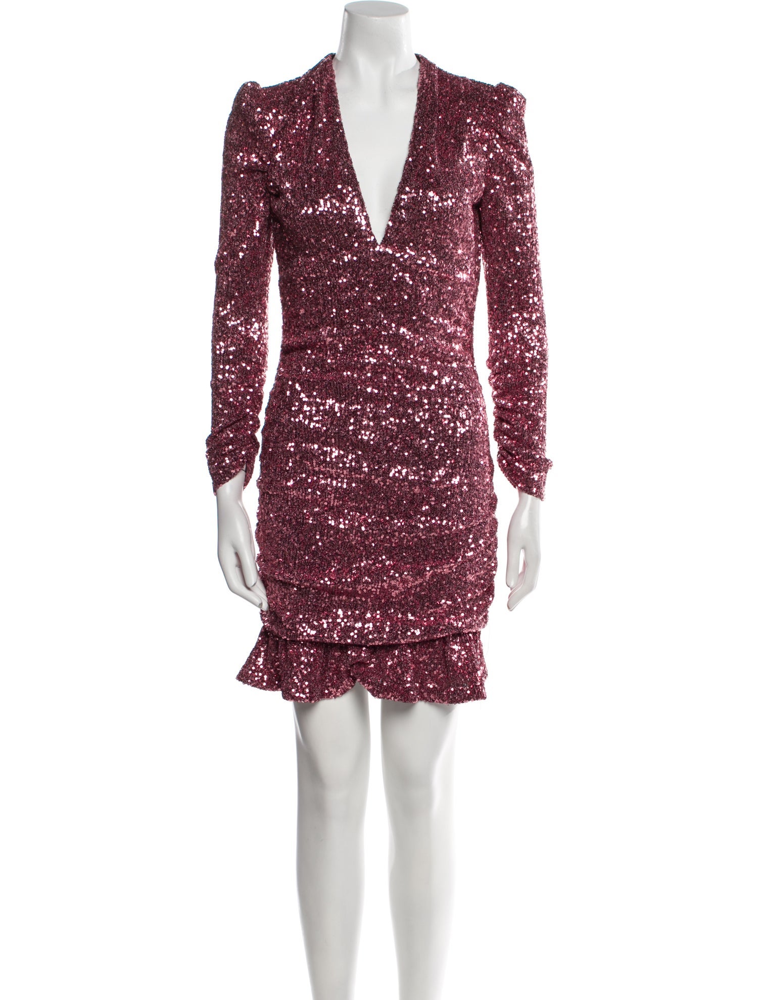 Rebecca Vallance V-Neck Mini Dress