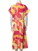 Rebecca Vallance Printed Midi Length Dress