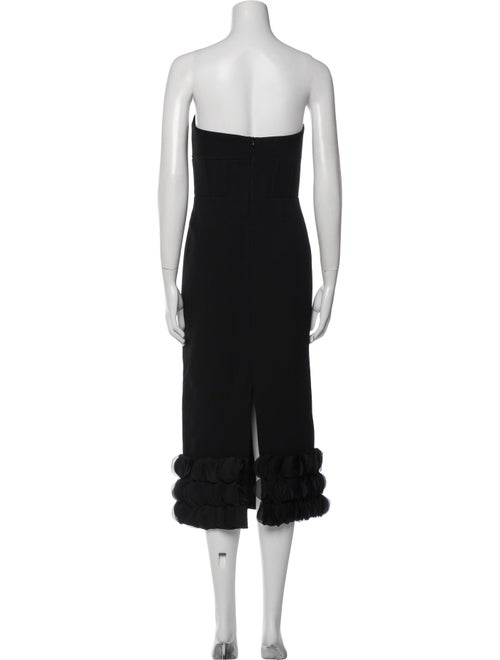 Rebecca Vallance Strapless Midi Length Dress