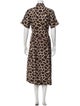 Rebecca Vallance Printed Midi Length Dress