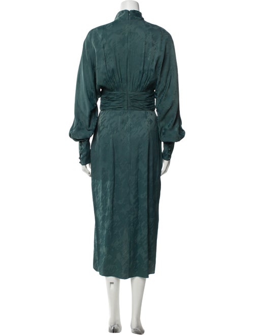 Rebecca Vallance Mock Neck Long Dress