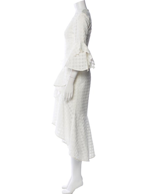 Rebecca Vallance V-Neck Midi Length Dress