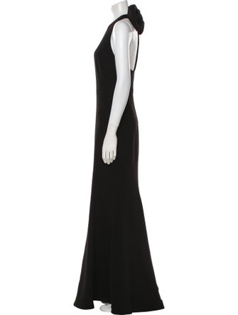 Rebecca Vallance Crew Neck Long Dress