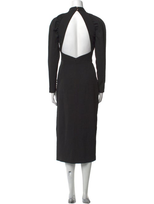 Rebecca Vallance Mock Neck Long Dress