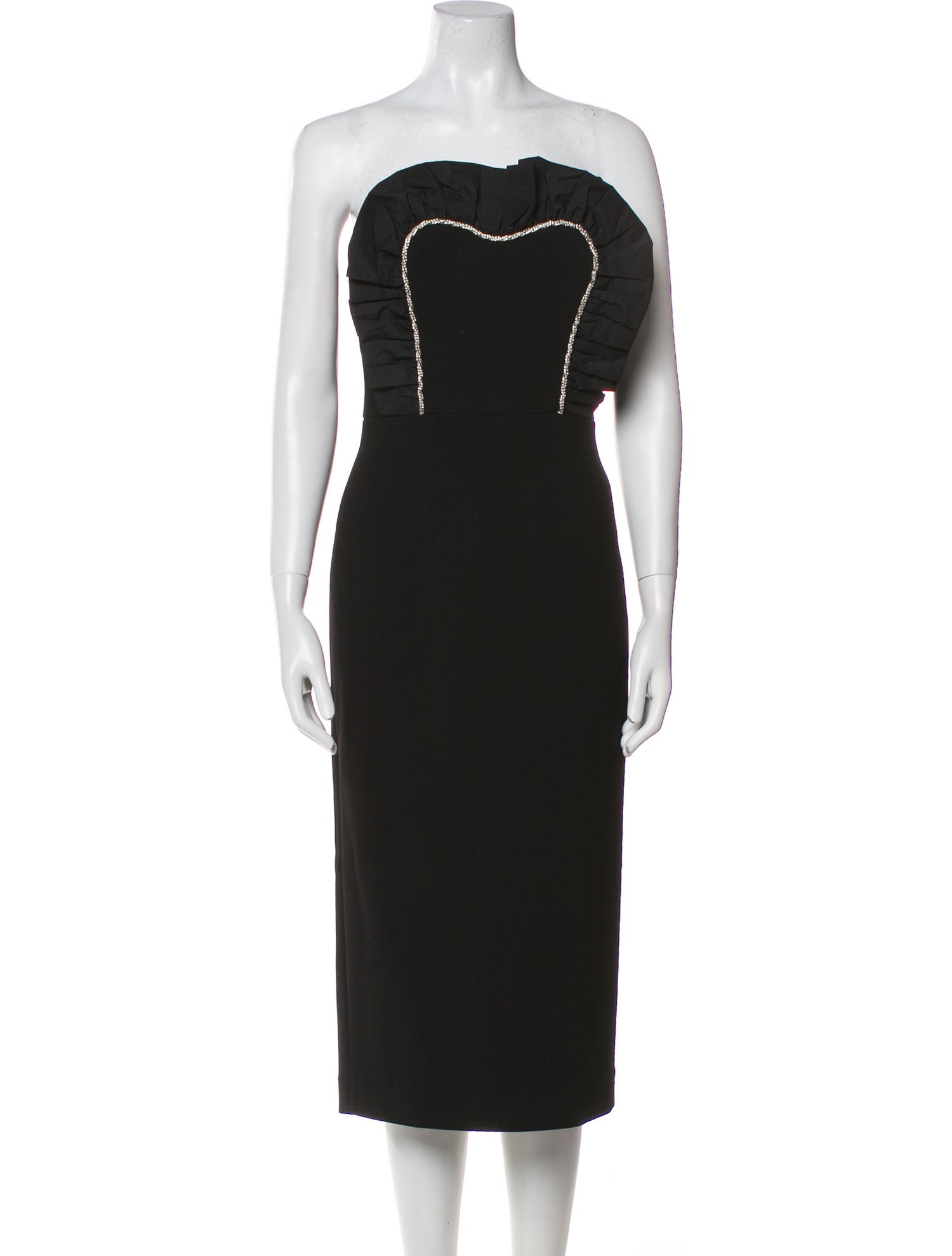 Rebecca Vallance Strapless Knee-Length Dress