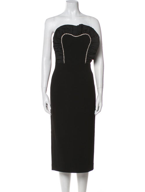 Rebecca Vallance Strapless Knee-Length Dress