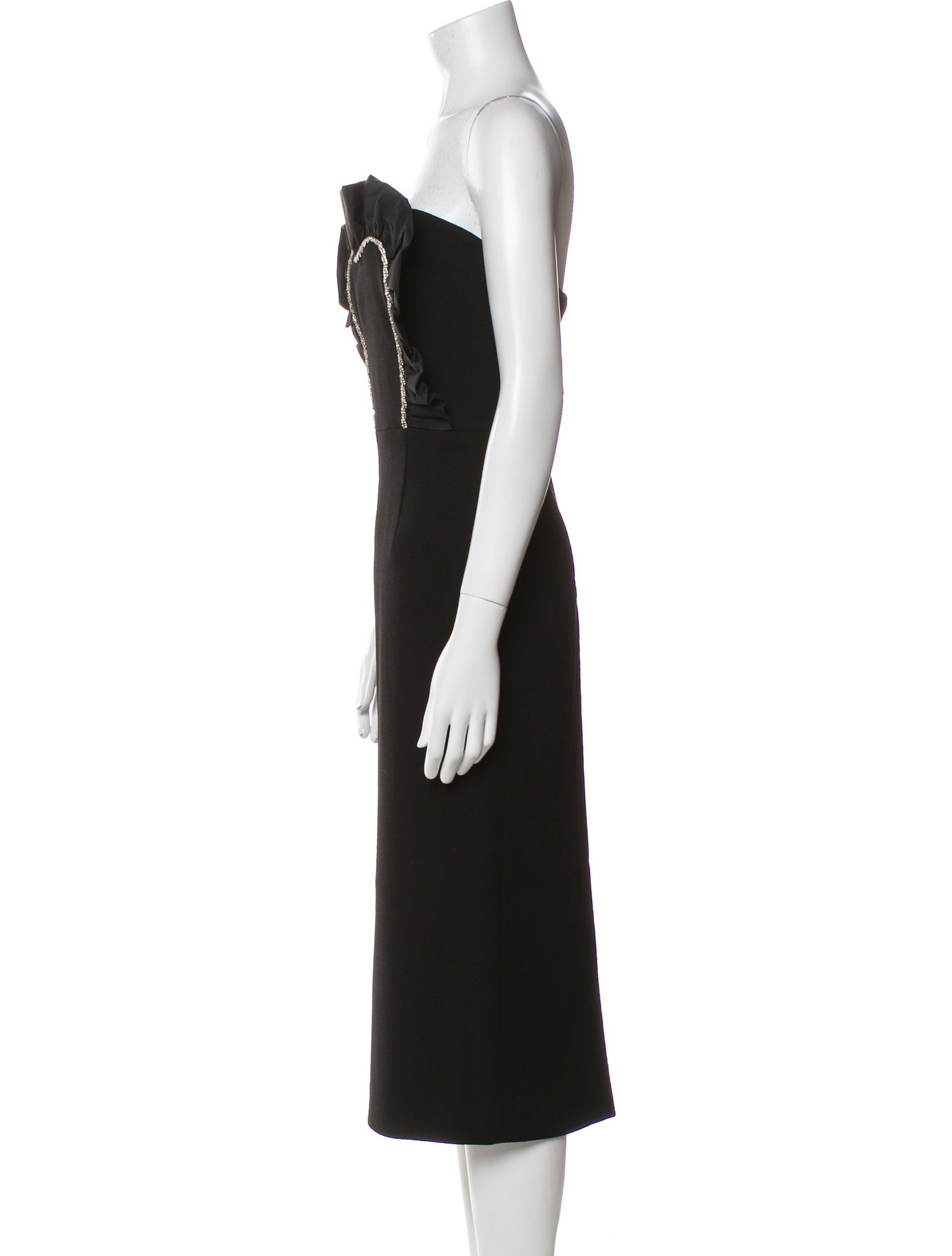 Rebecca Vallance Strapless Knee-Length Dress