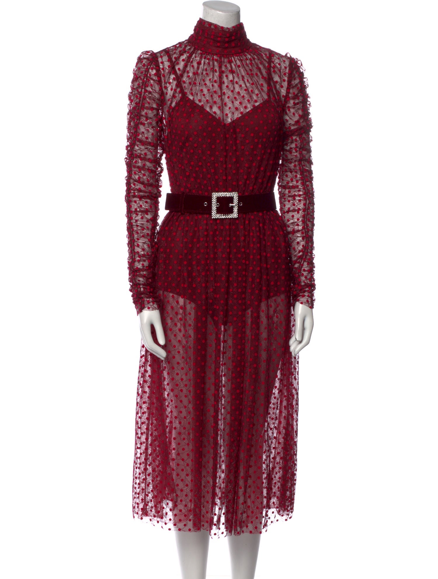 Rebecca Vallance Nylon Midi Length Dress