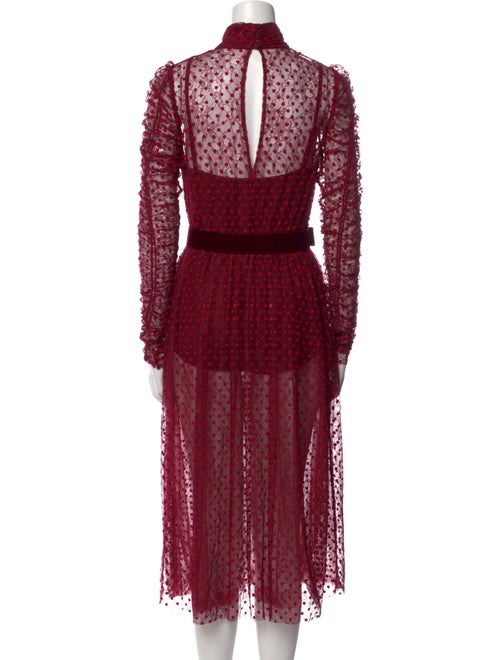 Rebecca Vallance Nylon Midi Length Dress