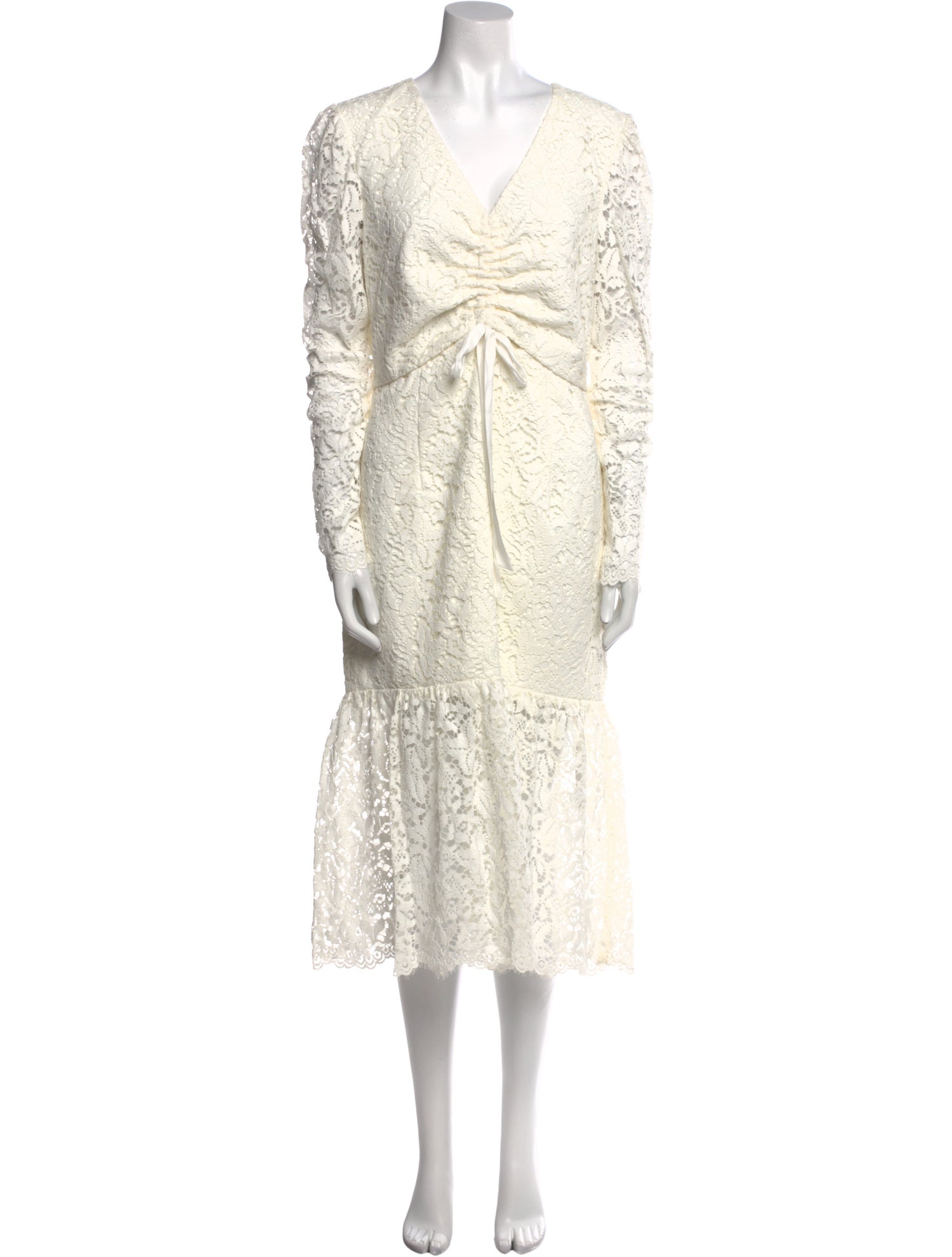 Rebecca Vallance V-Neck Midi Length Dress