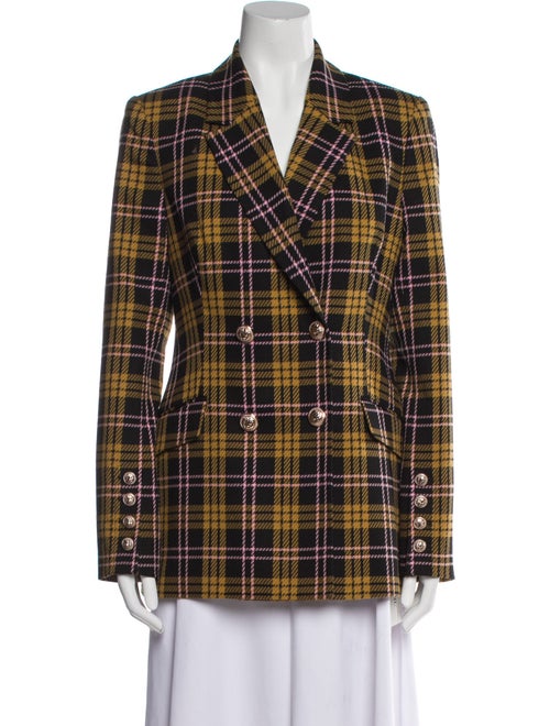 Rebecca Vallance Plaid Print Blazer