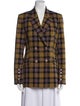 Rebecca Vallance Plaid Print Blazer