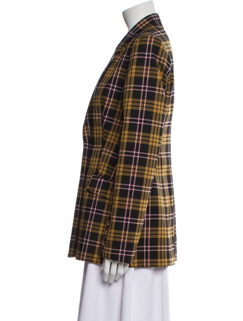 Rebecca Vallance Plaid Print Blazer