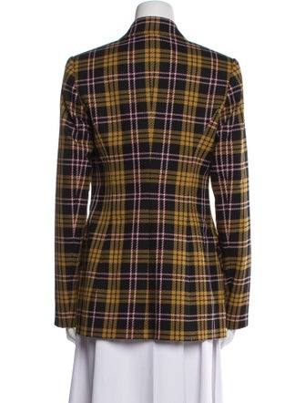 Rebecca Vallance Plaid Print Blazer