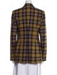 Rebecca Vallance Plaid Print Blazer