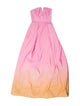 Rebecca Vallance Strapless Long Dress
