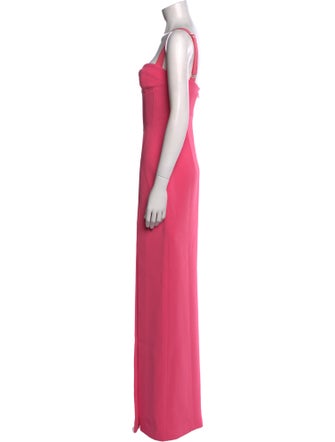 Rebecca Vallance Square Neckline Long Dress