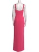 Rebecca Vallance Square Neckline Long Dress
