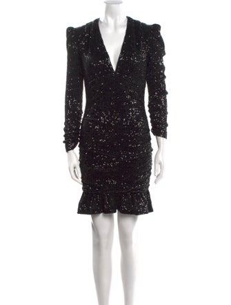 Rebecca Vallance V-Neck Mini Dress