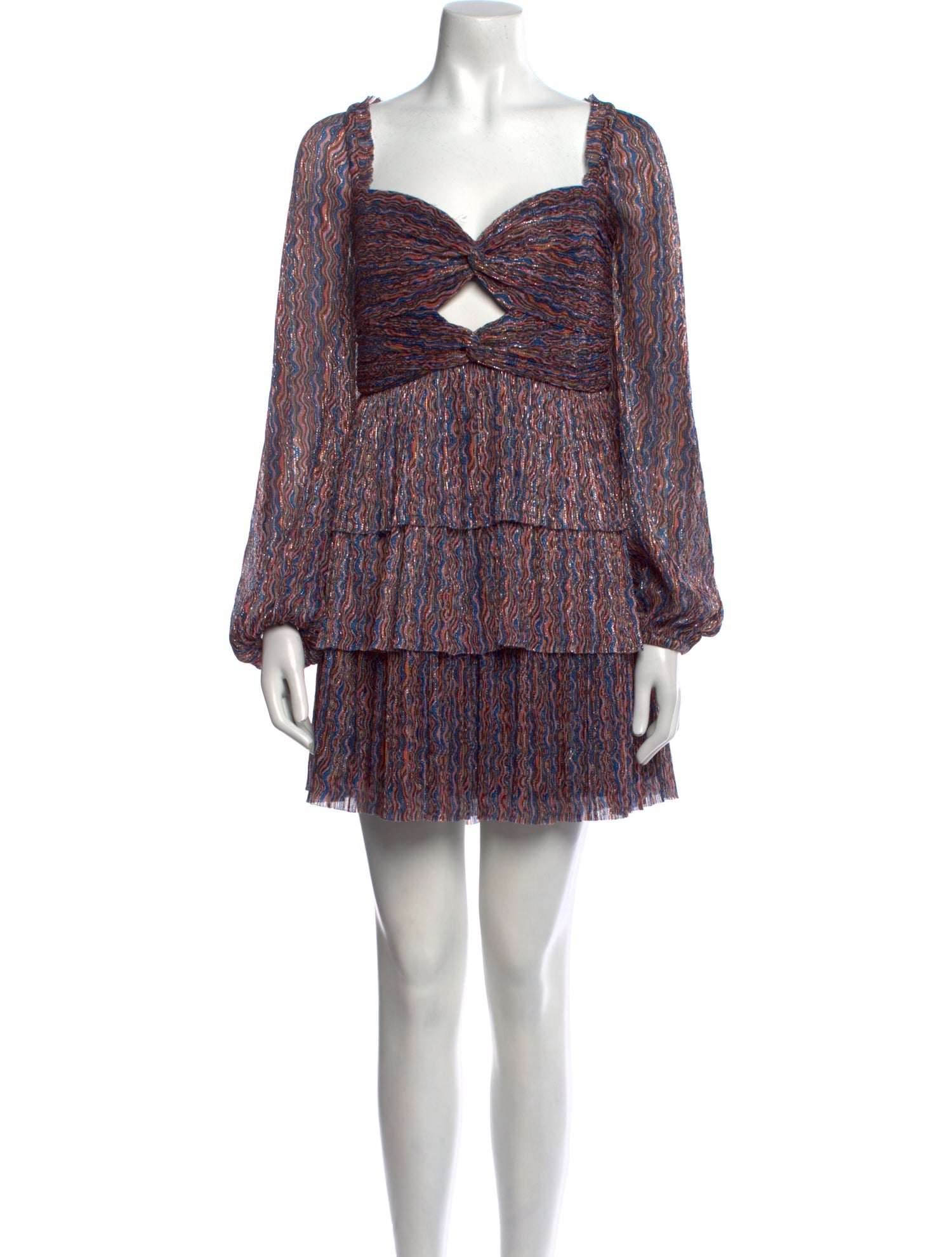 Rebecca Vallance Printed Mini Dress w/ Tags