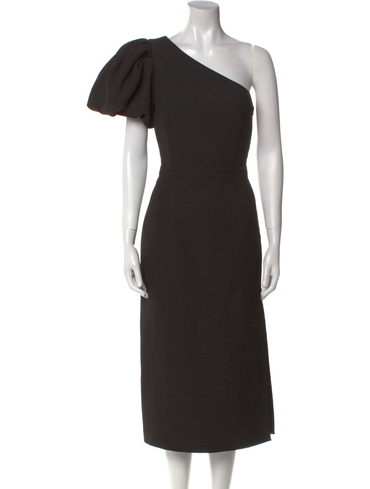 Rebecca Vallance One-Shoulder Midi Length Dress