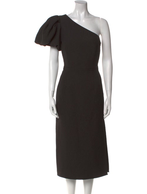 Rebecca Vallance One-Shoulder Midi Length Dress