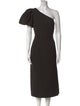 Rebecca Vallance One-Shoulder Midi Length Dress