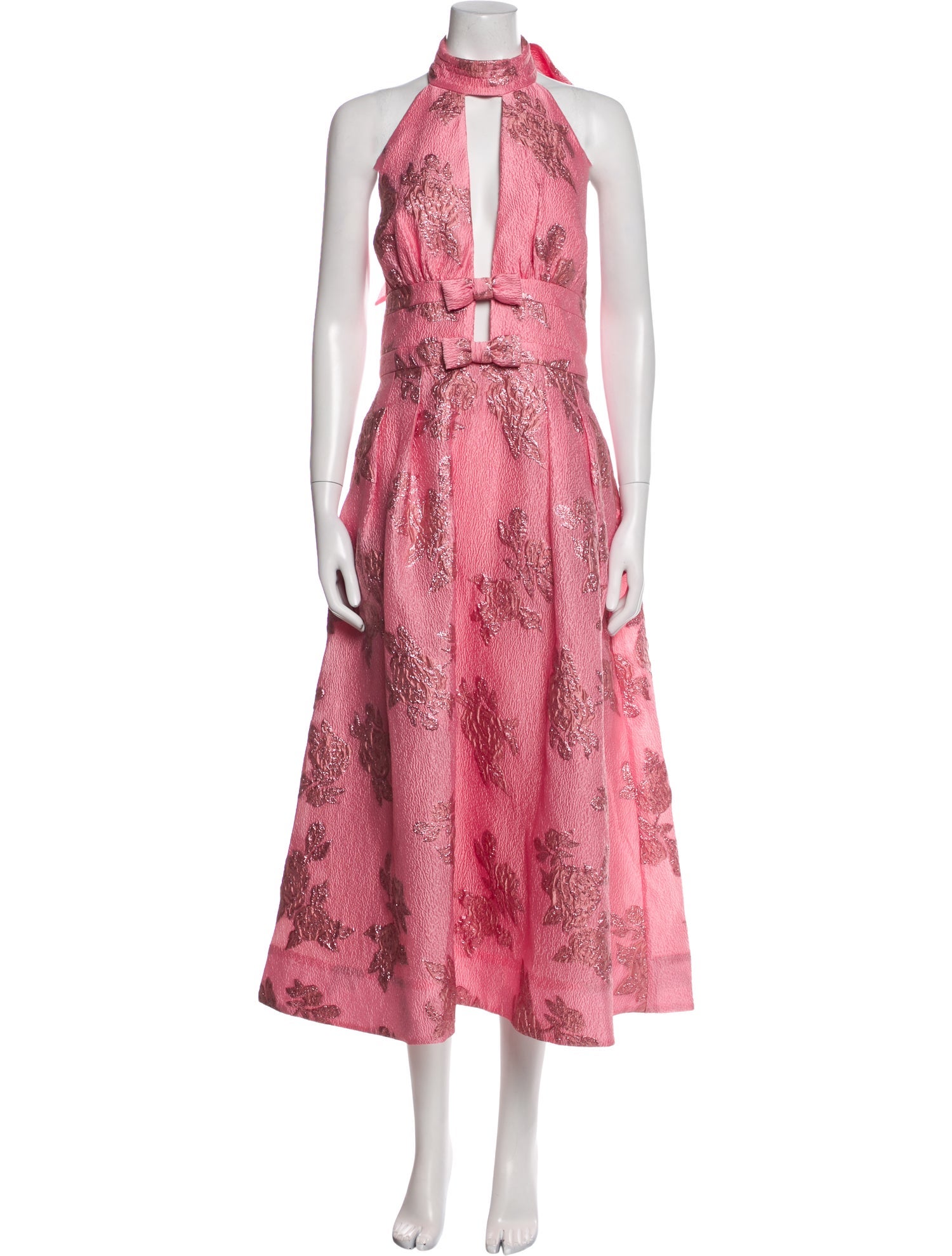 Rebecca Vallance Halterneck Long Dress w/ Tags