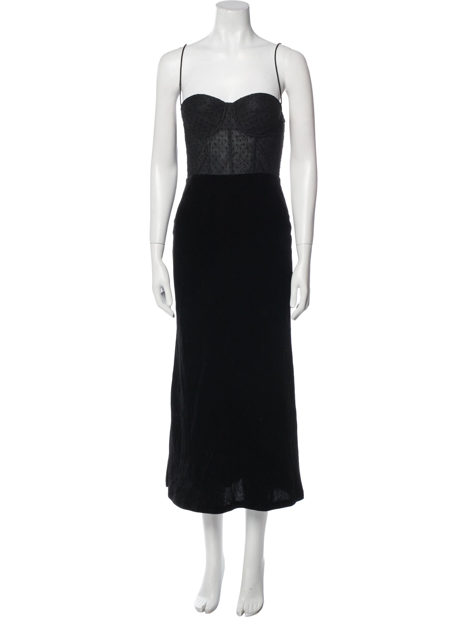 Rebecca Vallance Square Neckline Long Dress w/ Tags