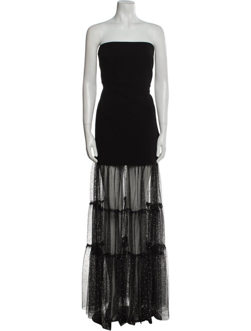 Rebecca Vallance Strapless Long Dress