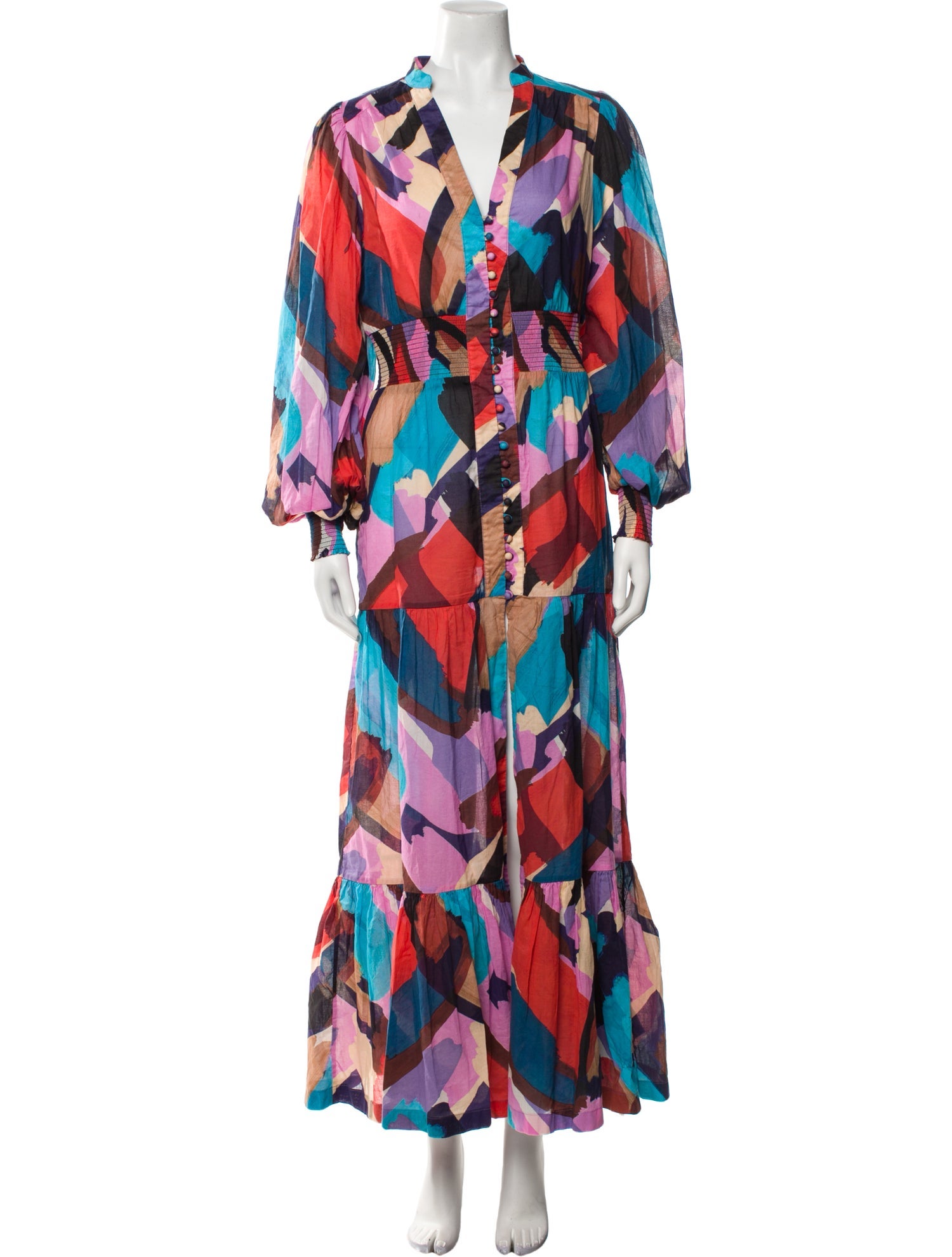 Rebecca Vallance Printed Long Dress