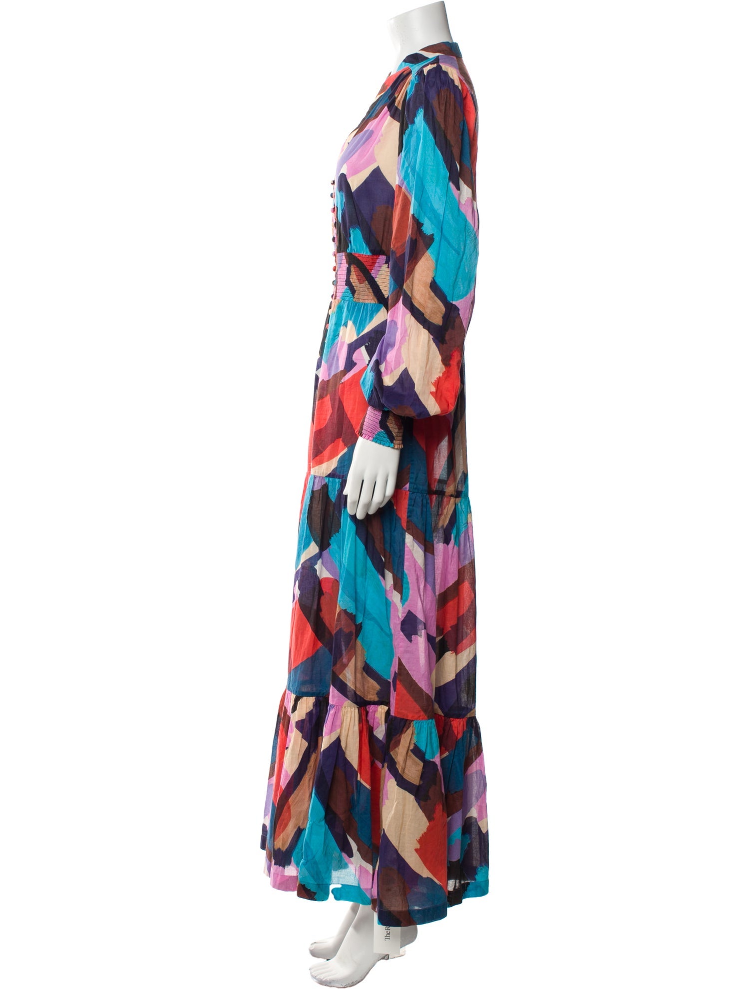 Rebecca Vallance Printed Long Dress