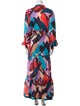Rebecca Vallance Printed Long Dress