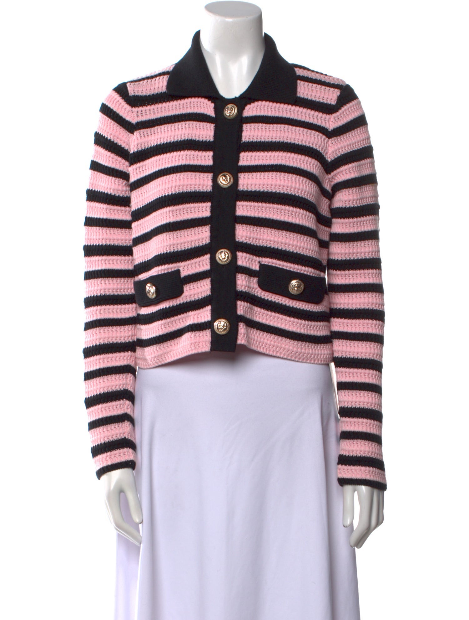 Rebecca Vallance Striped Crew Neck Sweater