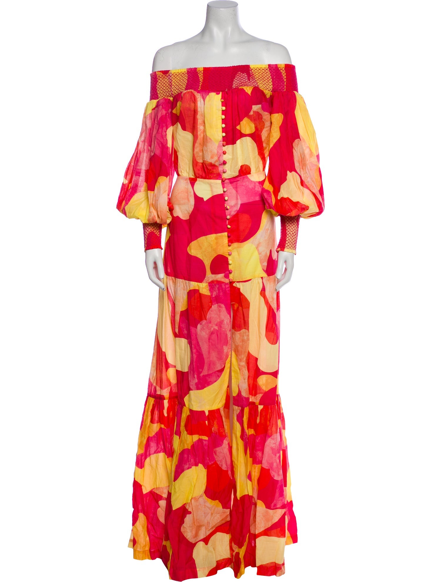 Rebecca Vallance Printed Long Dress